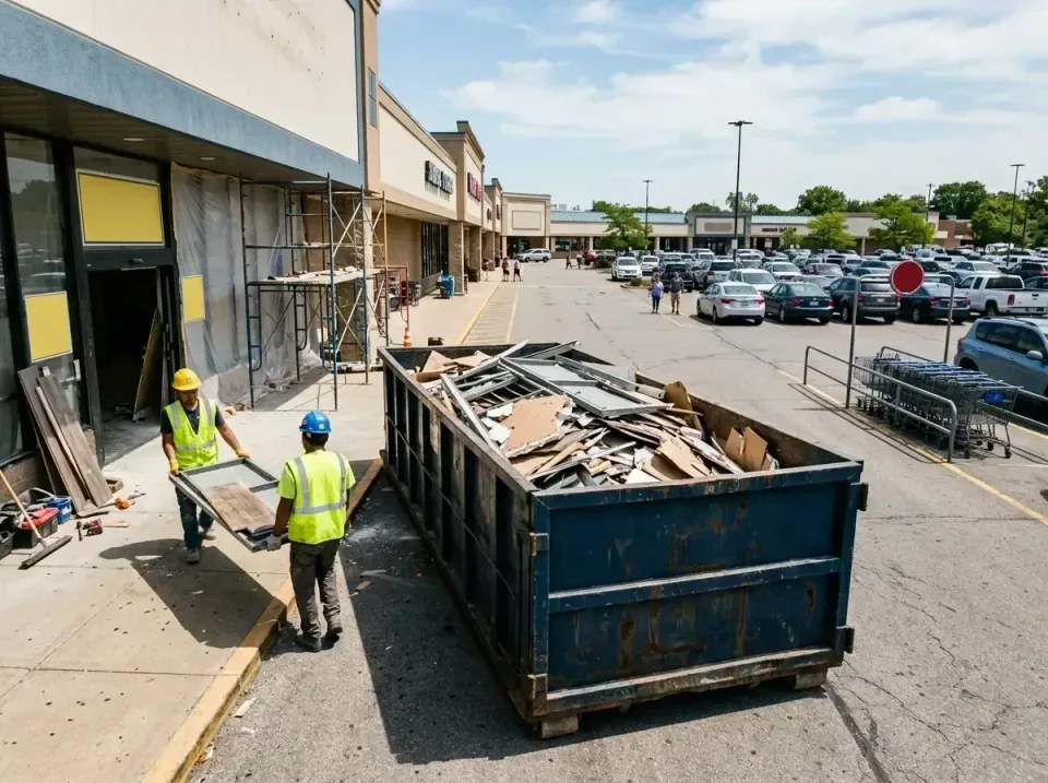retail-store-renovation-debris-003 — frequently asked questions, Roll-off Dumpster Rentals in Maryville, IL
